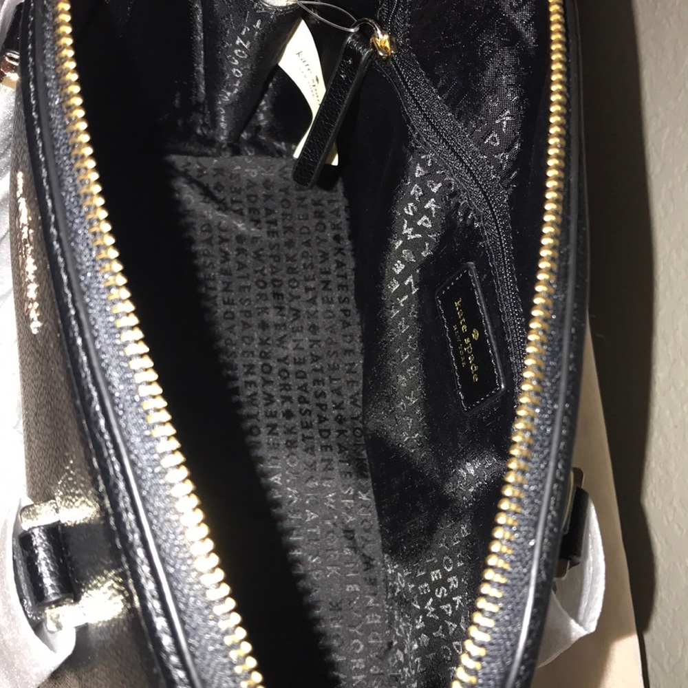 NWT Kate Spade ♠️ Black Satchel Handbag - Picture 15 of 16